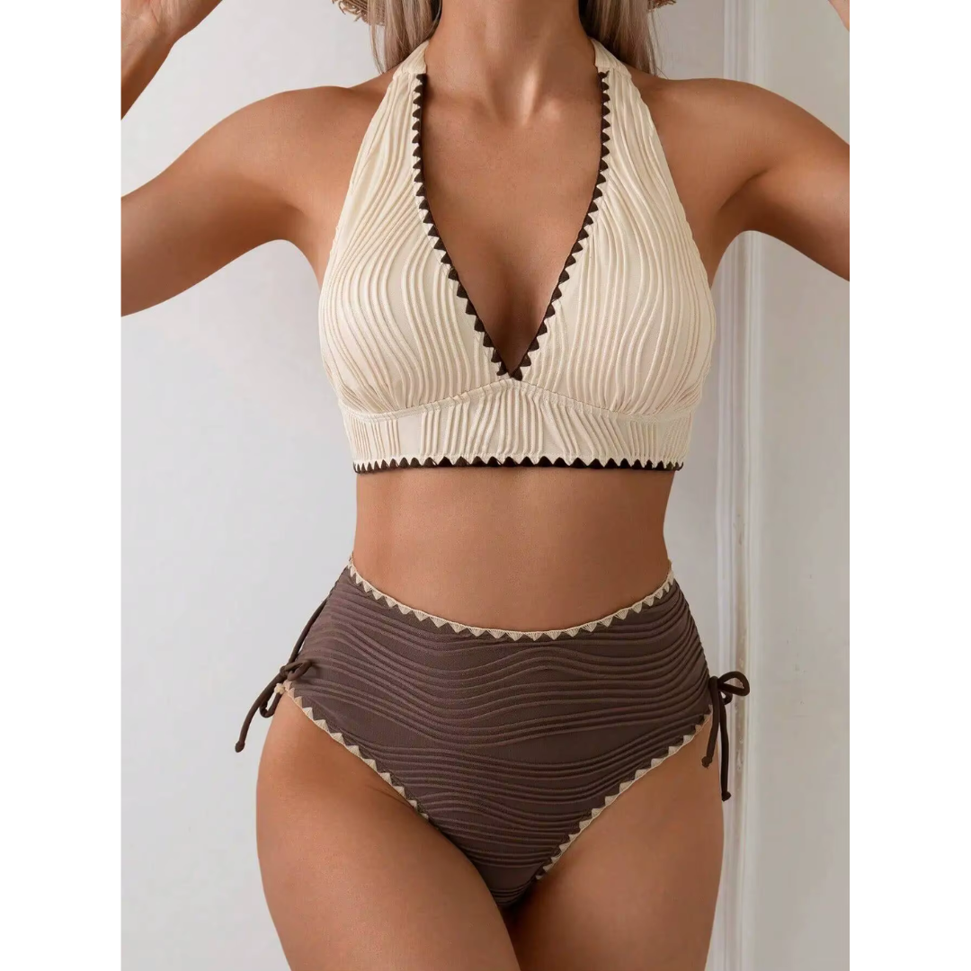 Femke | Boho Bikini met Hoge Taille - Second Image