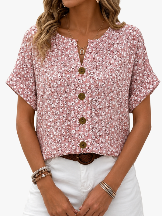 Bloemige chic blouse voor vrouwen