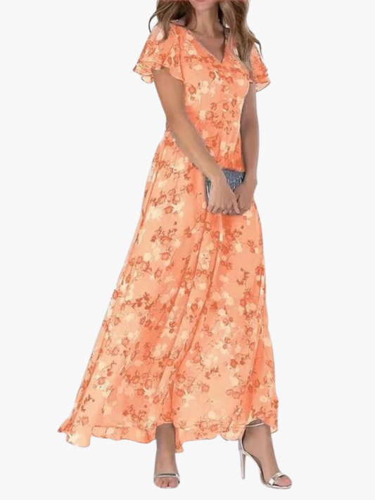 Bloemen maxijurk voor dames