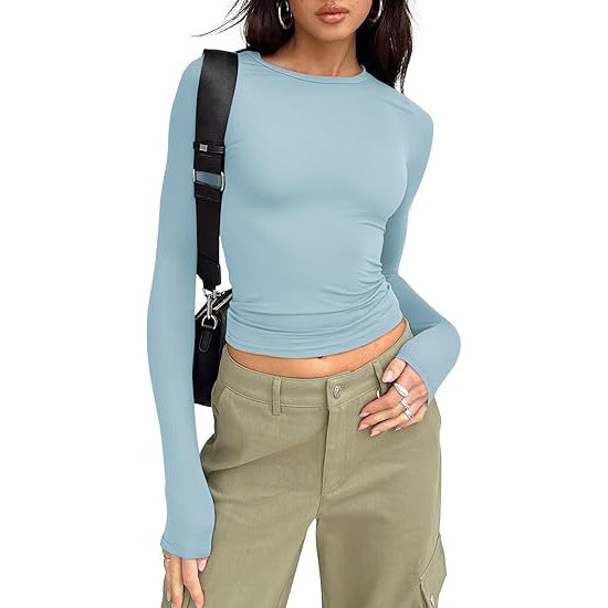 Jill - Casual Lange Mouwen Ronde Hals Top