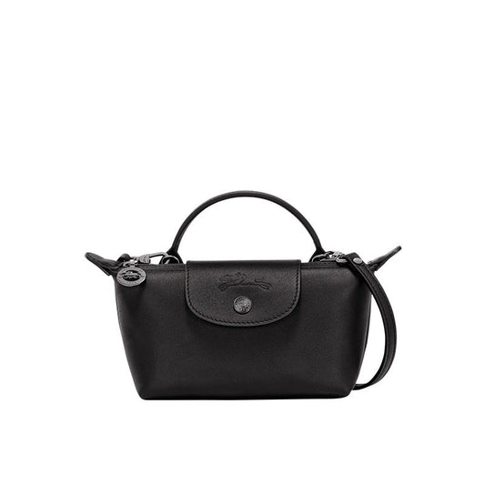 Compacte leren tas voor dames
