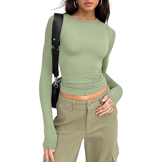 Jill - Casual Lange Mouwen Ronde Hals Top
