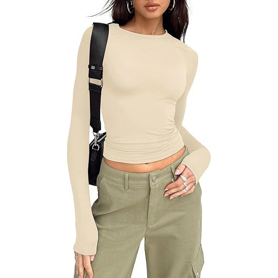 Jill - Casual Lange Mouwen Ronde Hals Top