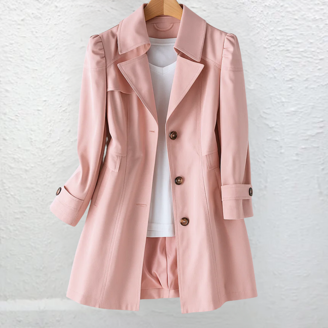 LANGE ELEGANTE JAS VOOR VROUWEN