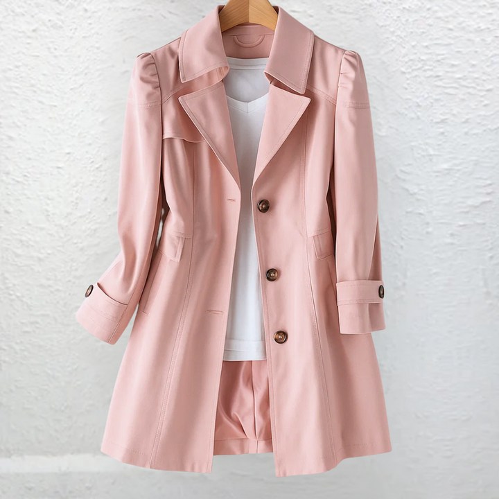 LANGE ELEGANTE JAS VOOR VROUWEN