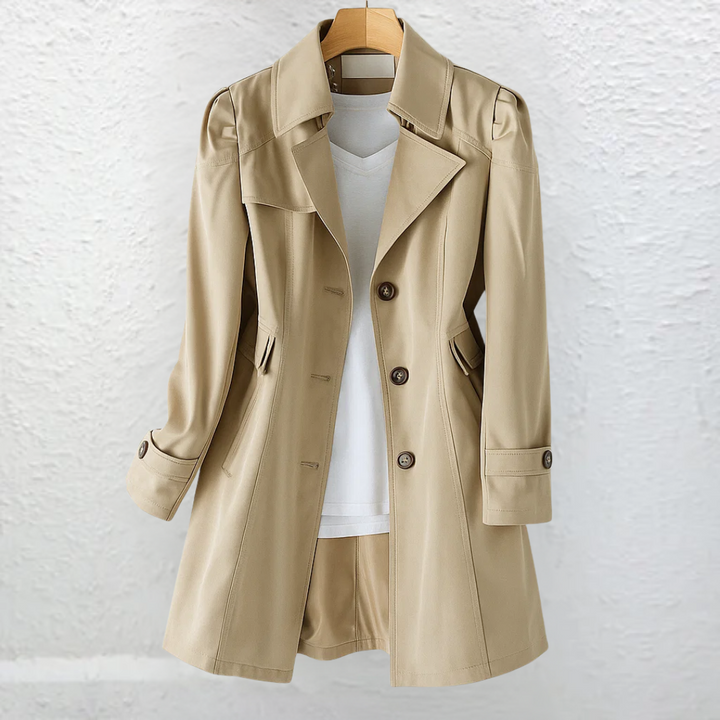 ELEGANTE LANG JAS VOOR VROUWEN