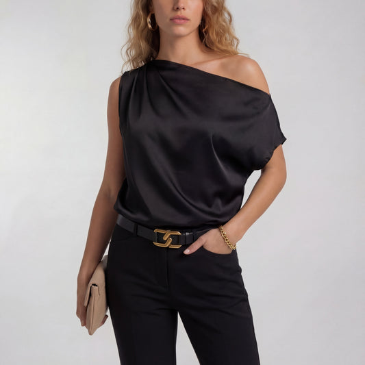 Camilla – Chic Casual Eén Schouder Blouse